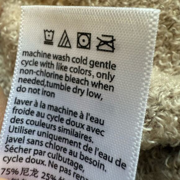 NWT Barefoot Dreams CozyChic Lite Island Wrap Cardigan Size Large / XL Taupe - Picture 7 of 10